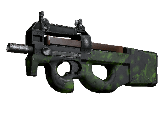 P90（StatTrak™） | 病毒危机 (破损不堪)