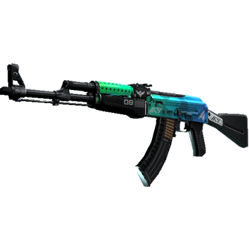 AK-47（StatTrak™） | 可燃冰 (久经沙场)