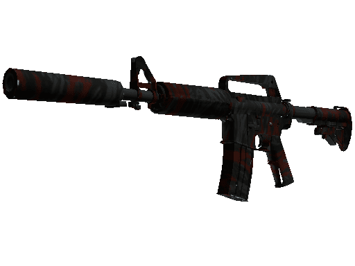 M4A1 消音型（StatTrak™） | 血虎 (略有磨损)